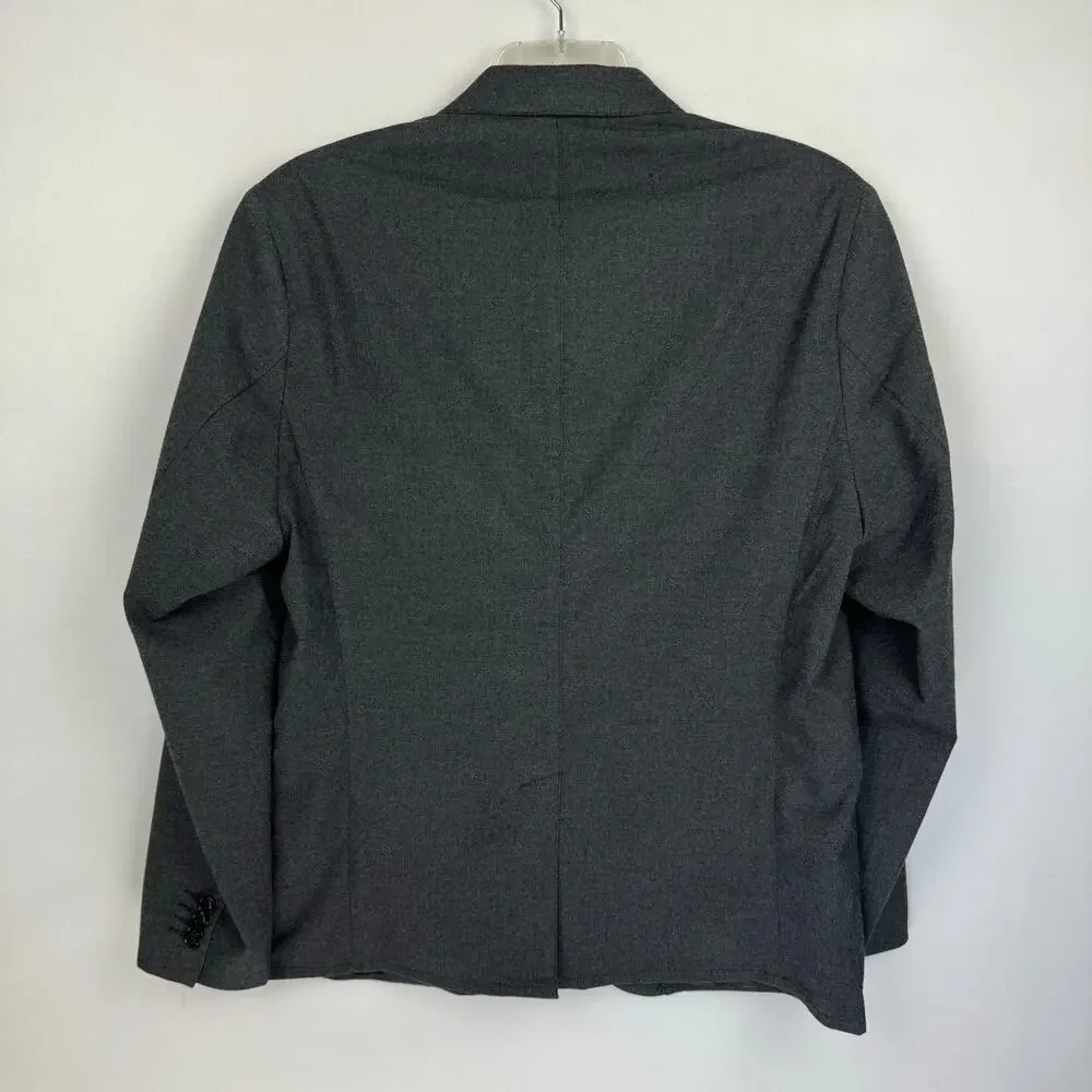ABERCROMBIE & FITCH | Dark Gray Single Breasted‎ Classic Blazer | Men's XL